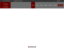 Tablet Screenshot of dalanhotel.com